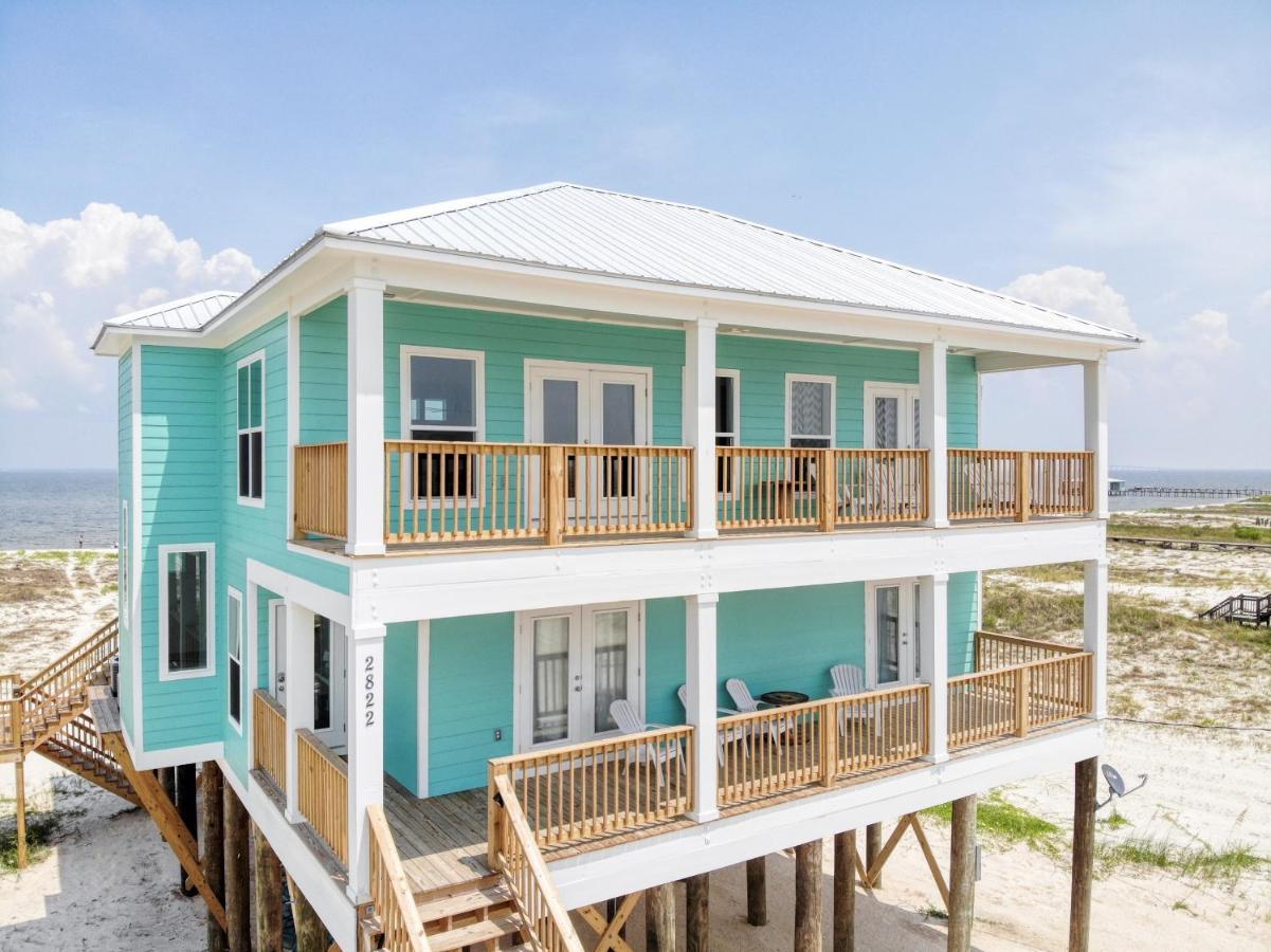 Salty Seahorse - Waterfront! Pet Friendly! Game Room, Pool Table, Beautiful Views - Room For The Whole Family Home Дофин Айлънд Екстериор снимка