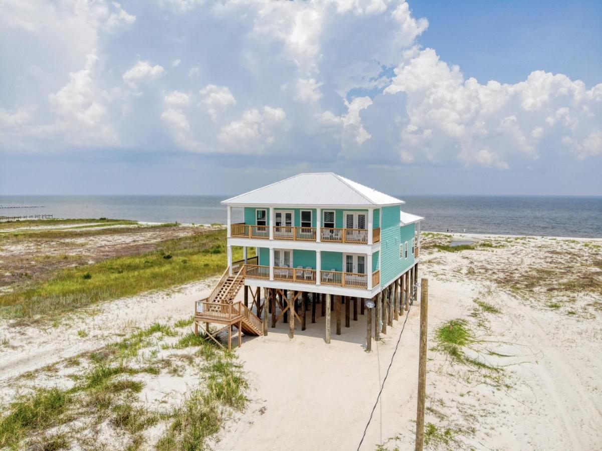 Salty Seahorse - Waterfront! Pet Friendly! Game Room, Pool Table, Beautiful Views - Room For The Whole Family Home Дофин Айлънд Екстериор снимка